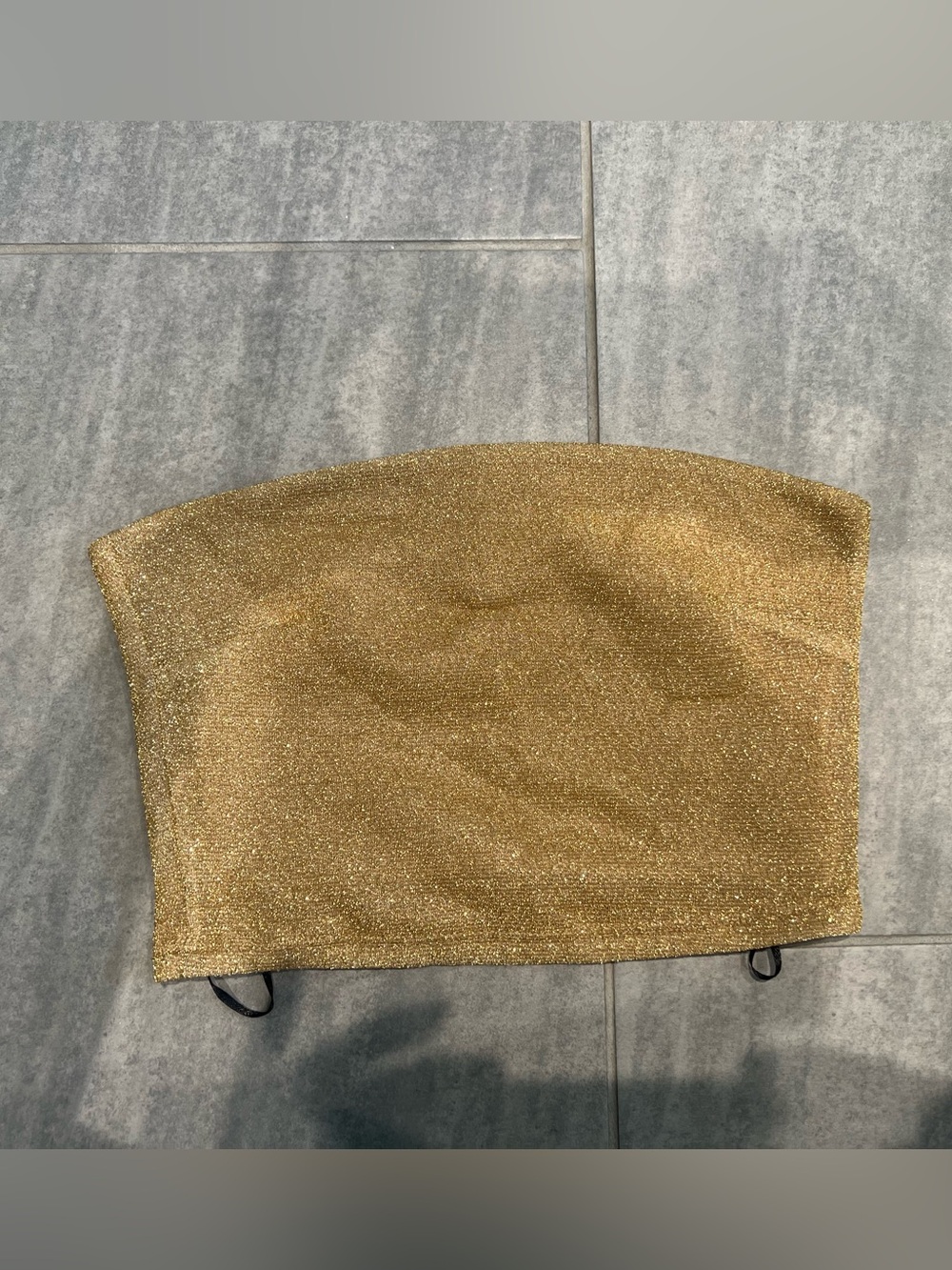 H&M Gold Glitter Bandeau Hair Wrap